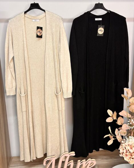 Ζακέτα πλεκτή maxi